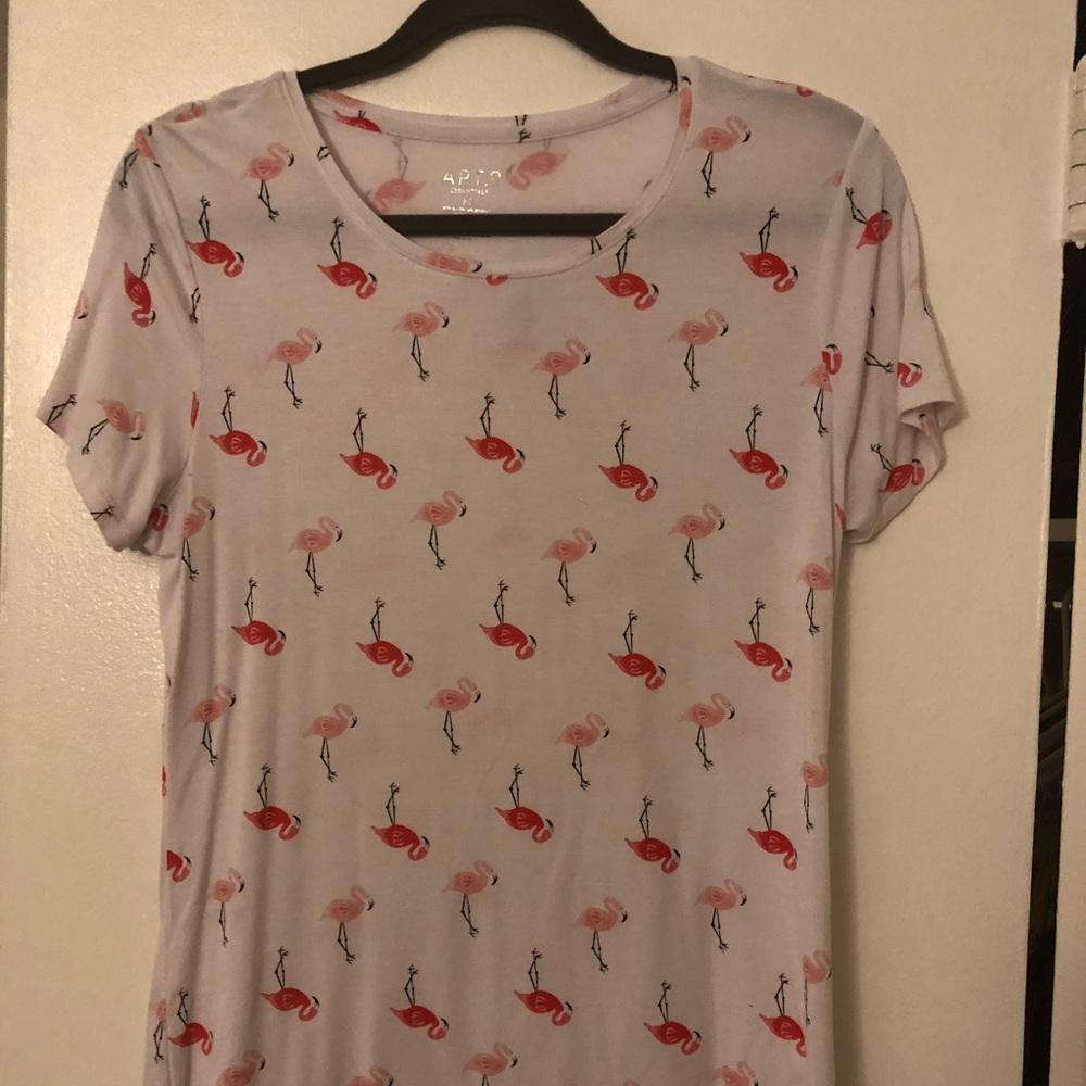 Flamingo Pattern Top - Picture 2 of 7
